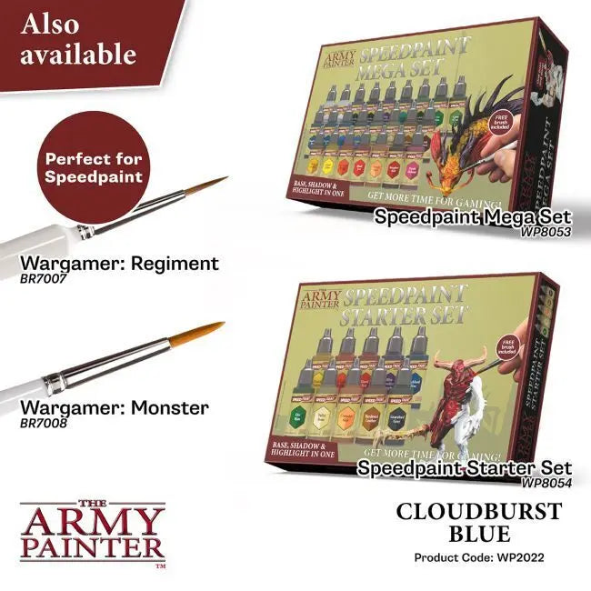 The Army Painter Speedpaint: Cloudburst Blue - 18ml Acrylic Paint The Army Painter
