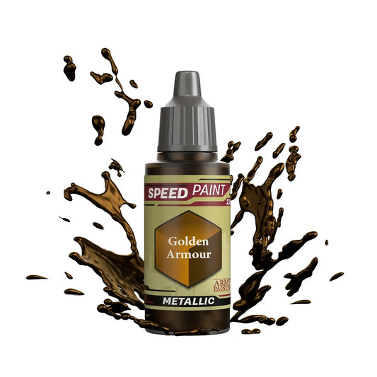The Army Painter Speedpaint: Golden Armour - 18ml Acrylic Paint The Army Painter