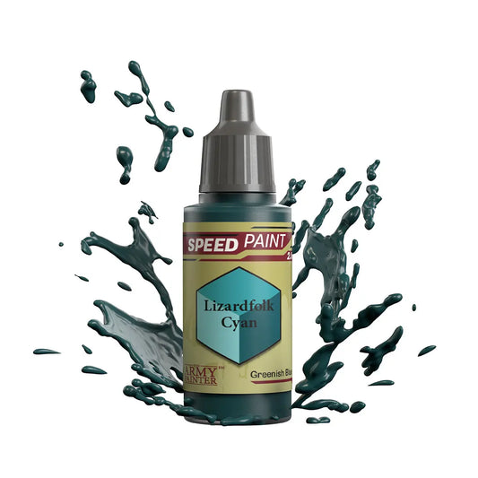 The Army Painter Speedpaint: Lizardfolk Cyan - 18ml Acrylic Paint The Army Painter