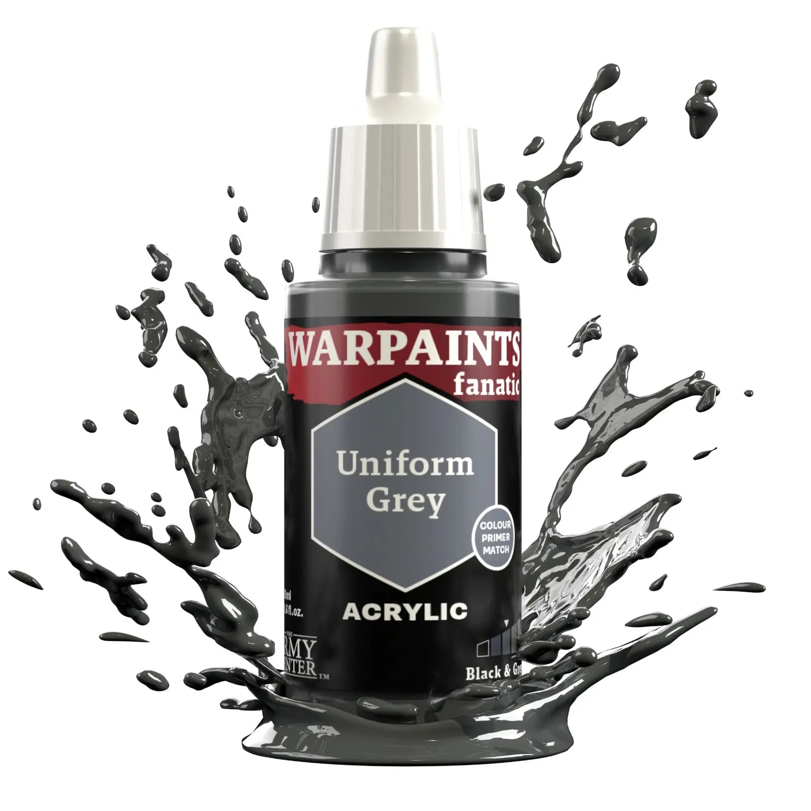 The Army Painter Warpaints Fanatic: Uniform Grey - 18ml Acrylic Paint The Army Painter