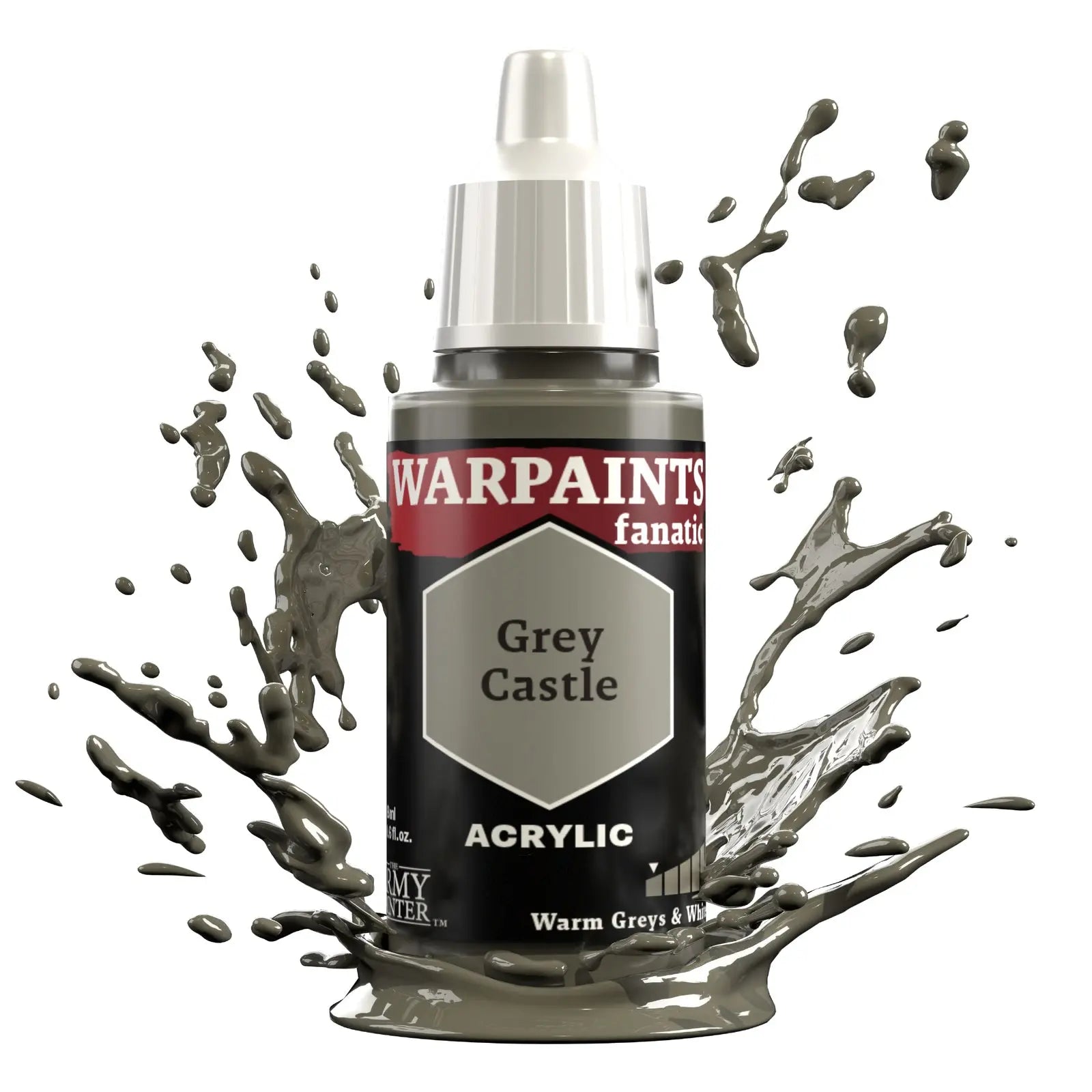 The Army Painter Warpaints Fanatic: Grey Castle - 18ml Acrylic Paint The Army Painter