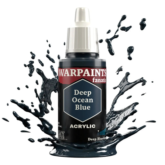 The Army Painter Warpaints Fanatic: Deep Ocean Blue - 18ml Acrylic Paint The Army Painter