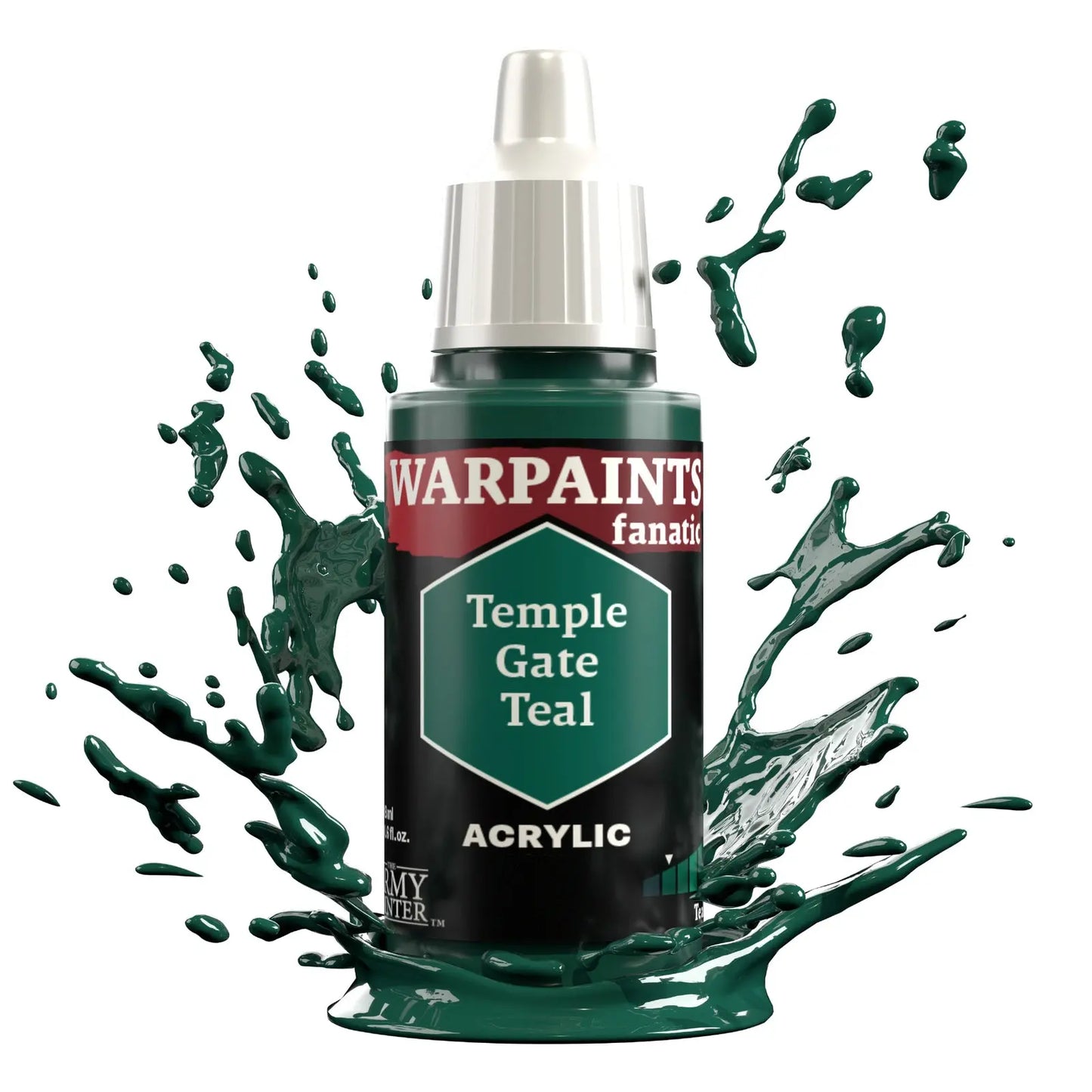 The Army Painter Warpaints Fanatic: Temple Gate Teal - 18ml Acrylic Paint The Army Painter