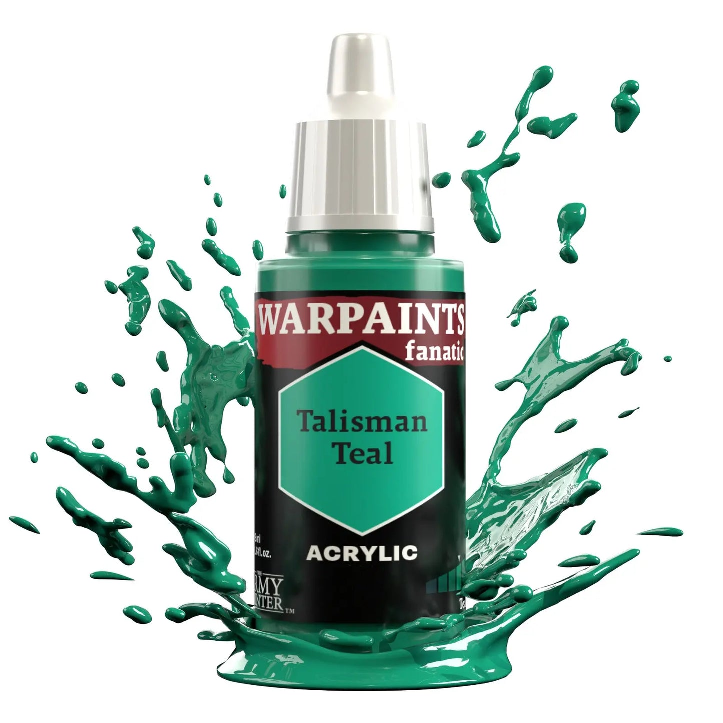 The Army Painter Warpaints Fanatic: Talisman Teal - 18ml Acrylic Paint The Army Painter