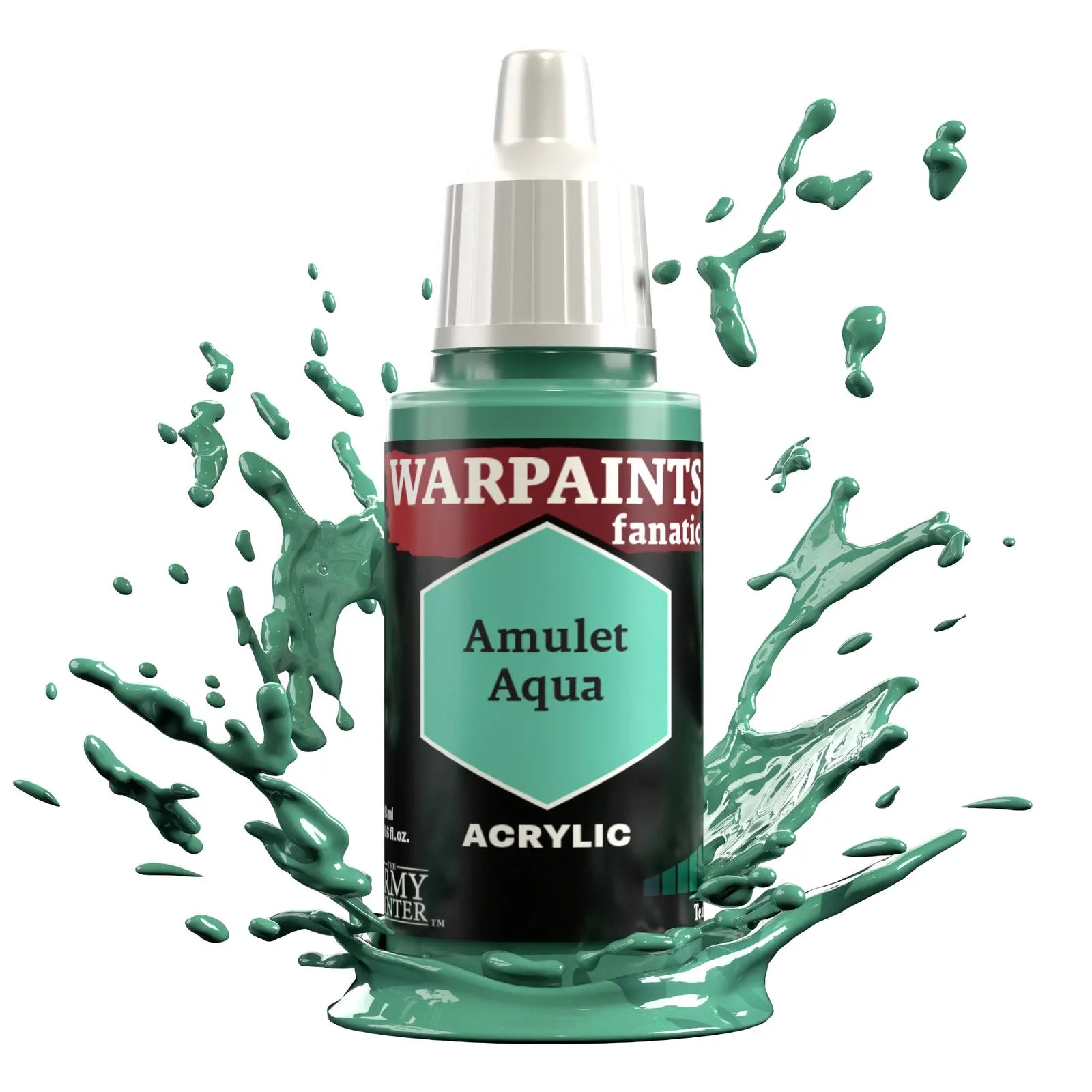 The Army Painter Warpaints Fanatic: Amulet Aqua - 18ml Acrylic Paint The Army Painter
