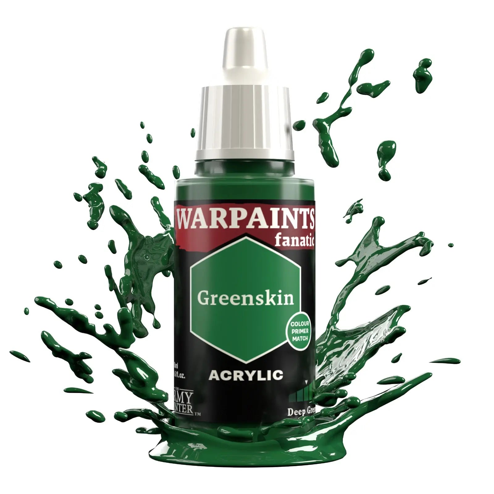 The Army Painter Warpaints Fanatic: Greenskin - 18ml Acrylic Paint The Army Painter