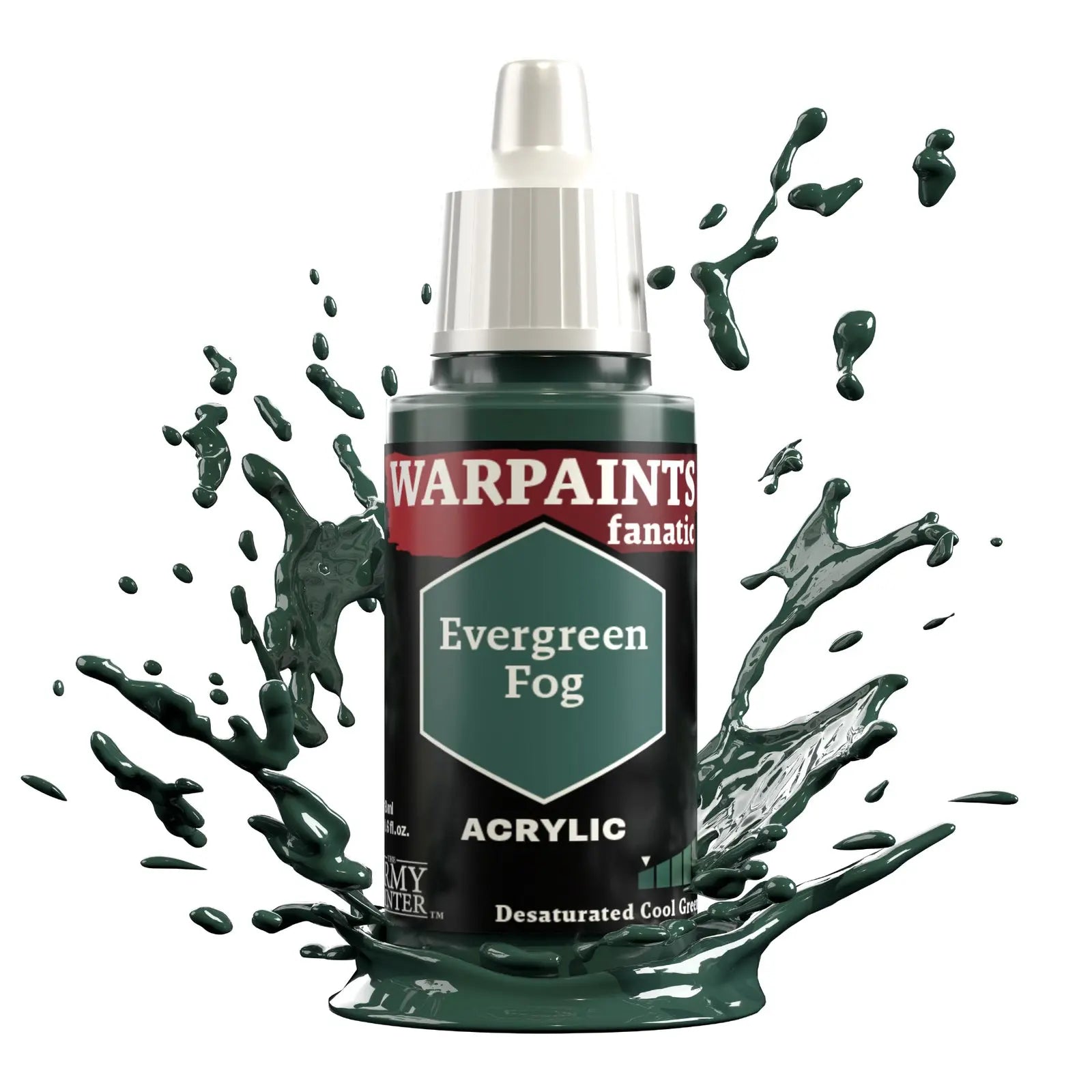 The Army Painter Warpaints Fanatic: Evergreen Fog - 18ml Acrylic Paint The Army Painter