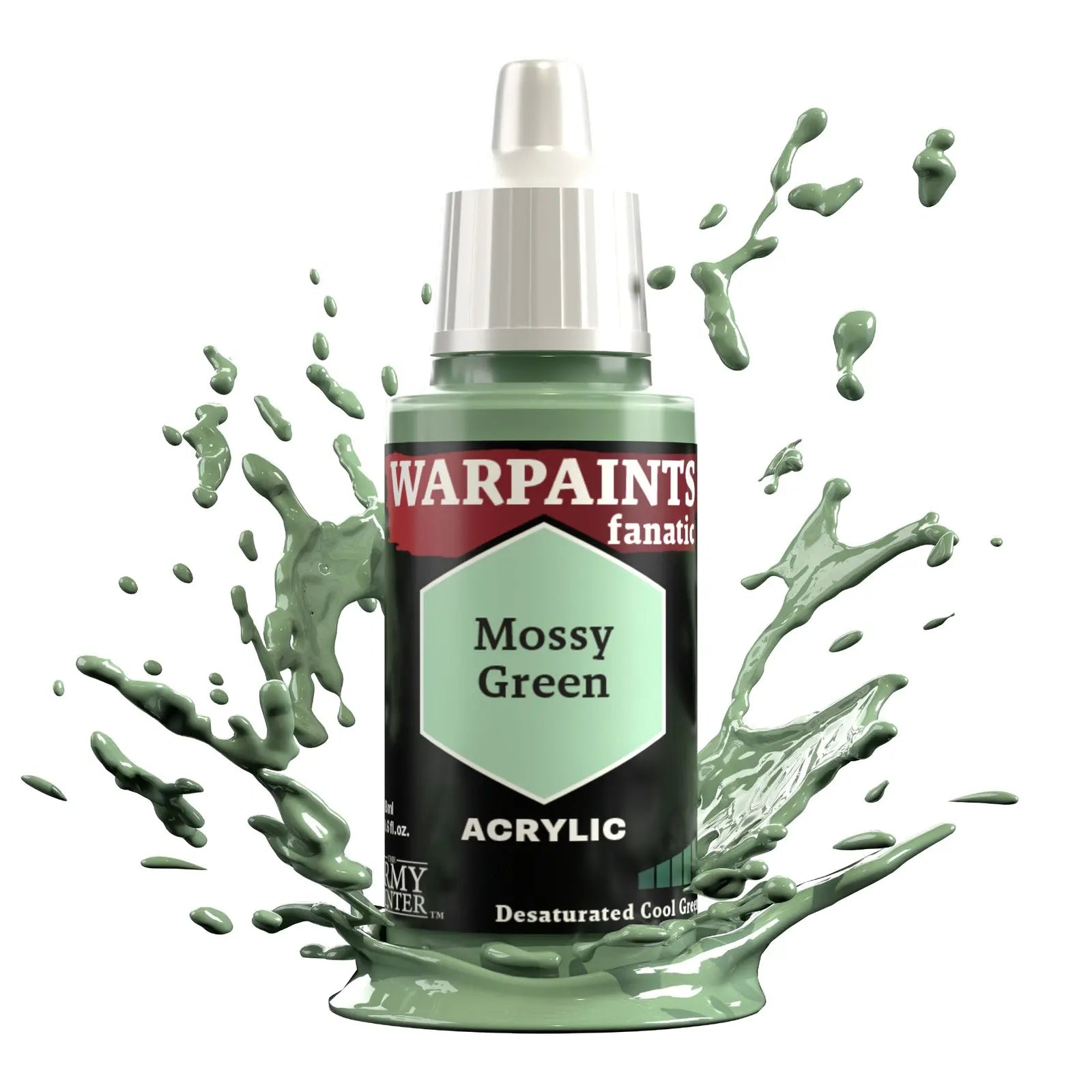 The Army Painter Warpaints Fanatic: Mossy Green - 18ml Acrylic Paint The Army Painter
