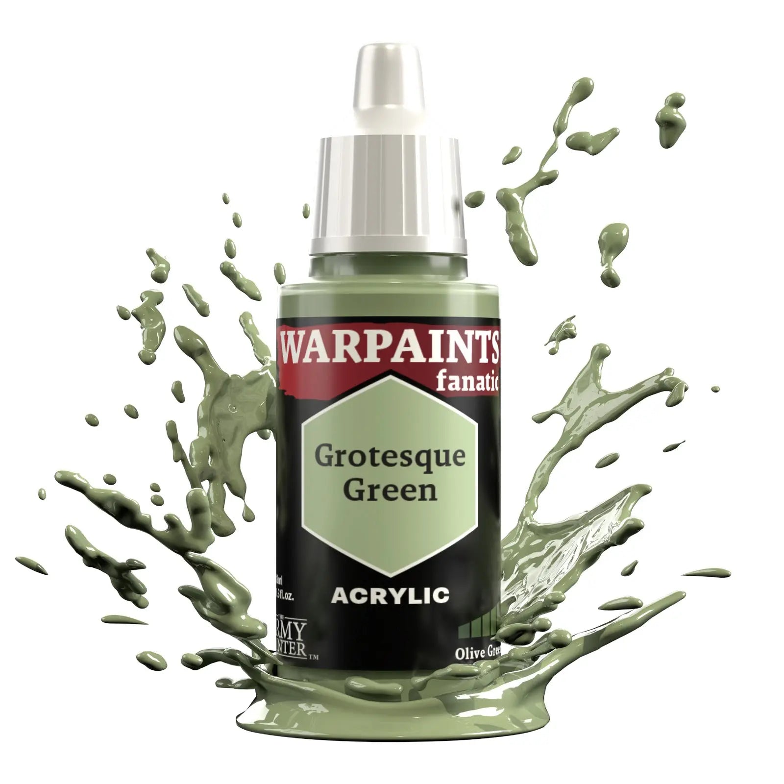 The Army Painter Warpaints Fanatic: Grotesque Green - 18ml Acrylic Paint The Army Painter