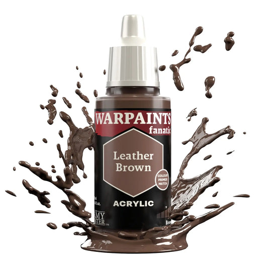 The Army Painter Warpaints Fanatic: Leather Brown - 18ml Acrylic Paint The Army Painter