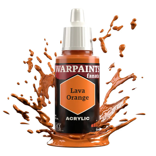 The Army Painter Warpaints Fanatic: Lava Orange - 18ml Acrylic Paint The Army Painter