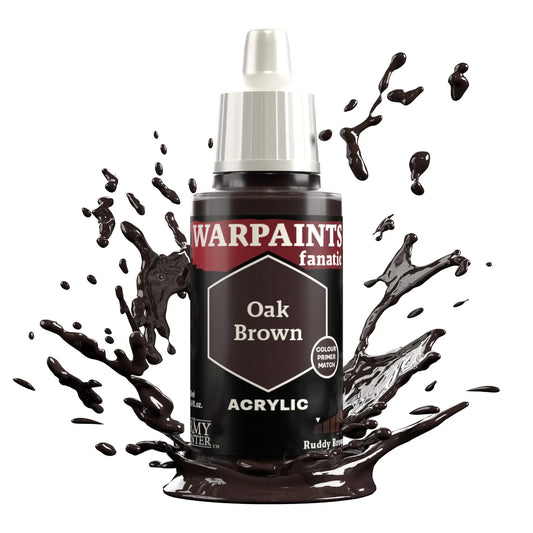 The Army Painter Warpaints Fanatic: Oak Brown - 18ml Acrylic Paint The Army Painter