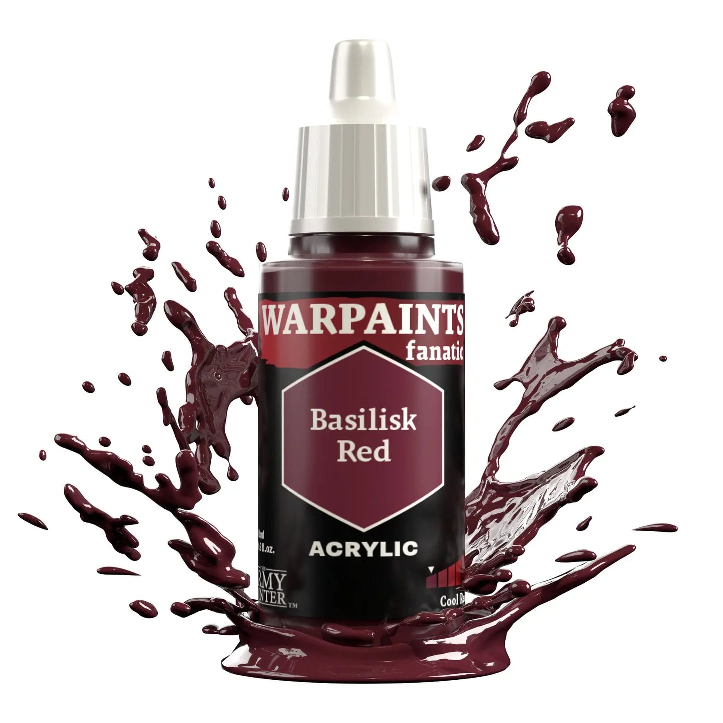 The Army Painter Warpaints Fanatic: Basilisk Red - 18ml Acrylic Paint The Army Painter