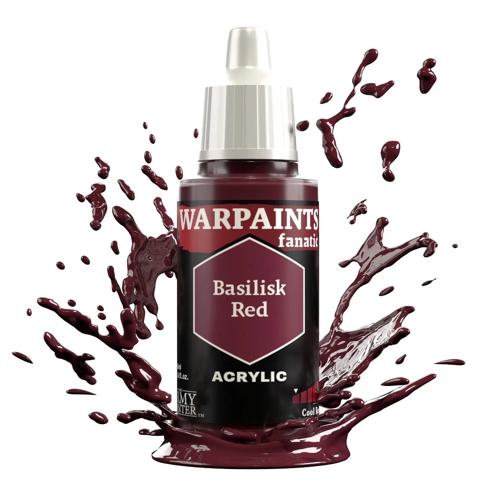 The Army Painter Warpaints Fanatic: Basilisk Red - 18ml Acrylic Paint The Army Painter