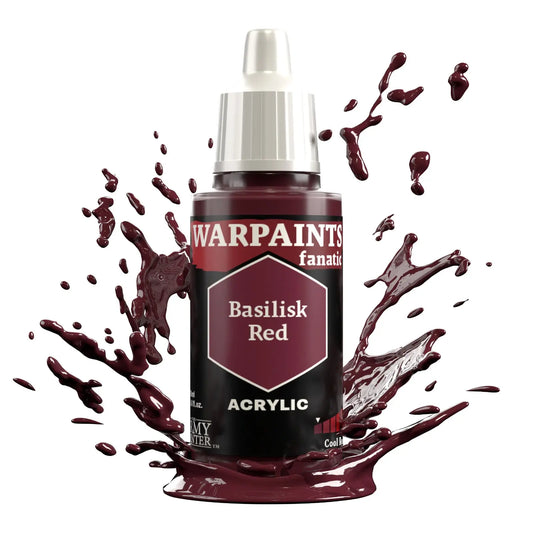 The Army Painter Warpaints Fanatic: Basilisk Red - 18ml Acrylic Paint The Army Painter