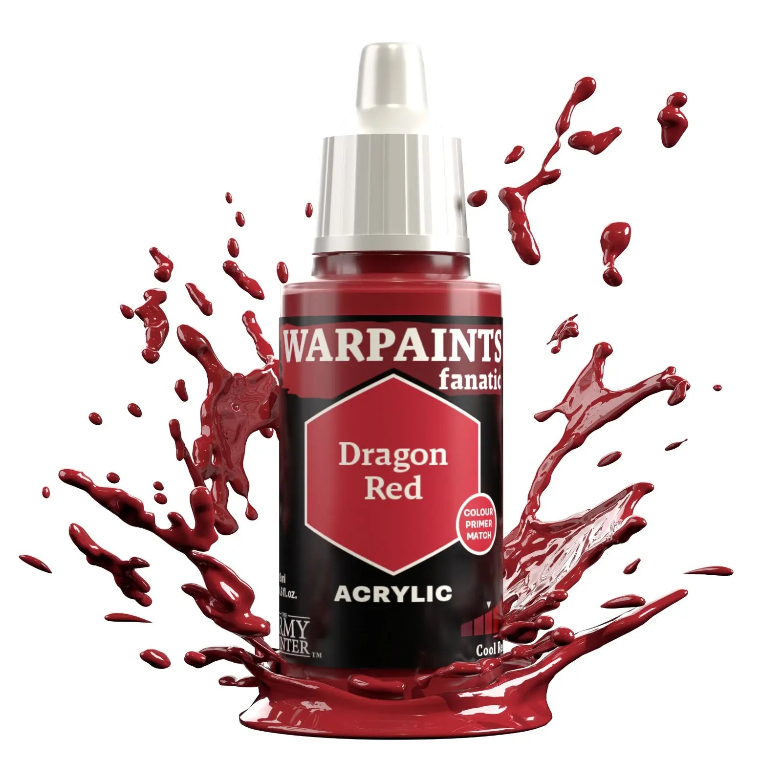 The Army Painter Warpaints Fanatic: Dragon Red - 18ml Acrylic Paint The Army Painter