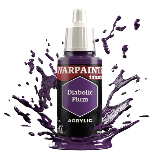 The Army Painter Warpaints Fanatic: Diabolic Plum - 18ml Acrylic Paint The Army Painter
