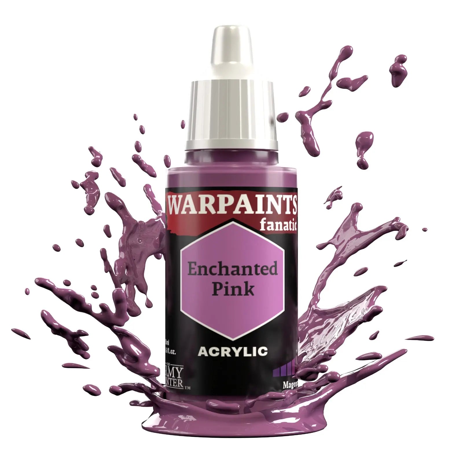 The Army Painter Warpaints Fanatic: Enchanted Pink - 18ml Acrylic Paint The Army Painter