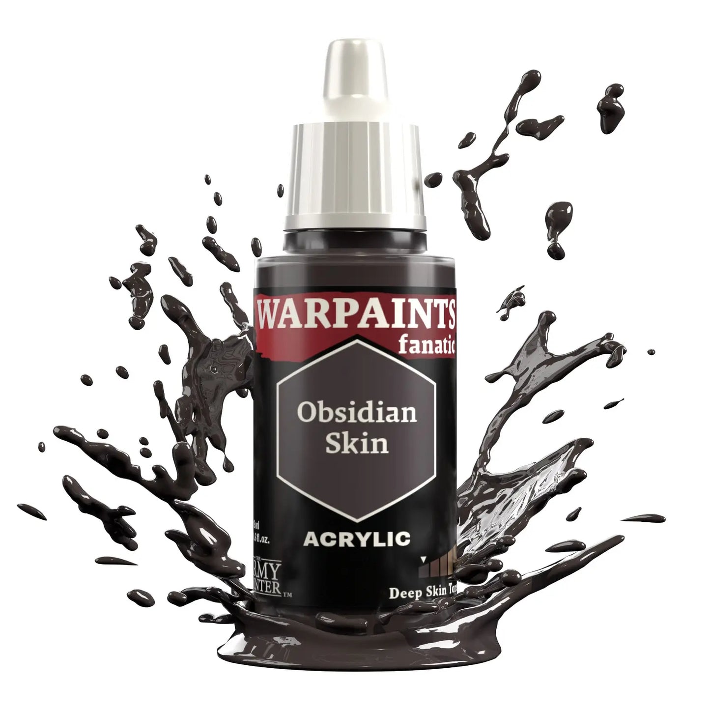 The Army Painter Warpaints Fanatic: Obsidian Skin - 18ml Acrylic Paint The Army Painter