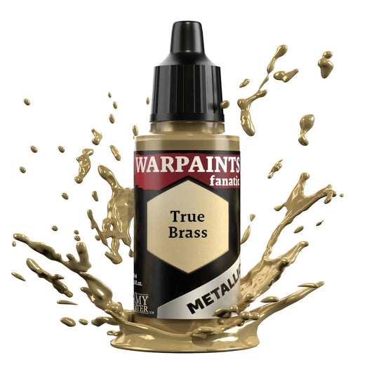 The Army Painter Warpaints Fanatic Metallic: True Brass - 18ml Acrylic Paint The Army Painter