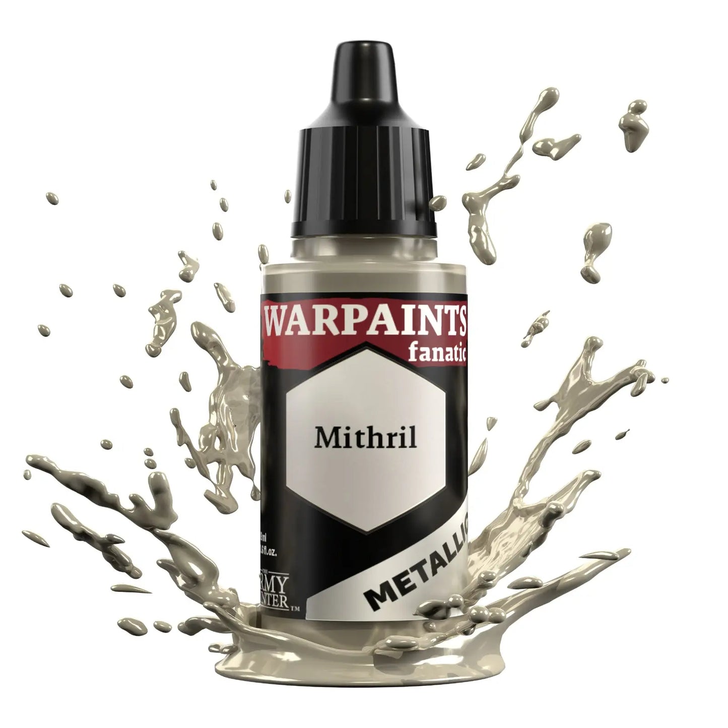 The Army Painter Warpaints Fanatic Metallic: Mithril - 18ml Acrylic Paint The Army Painter