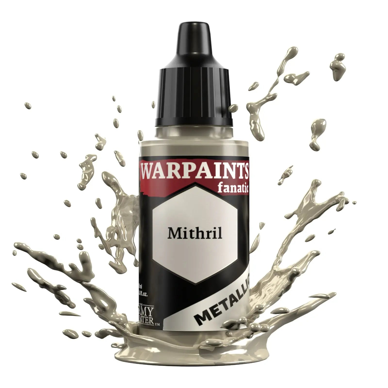 The Army Painter Warpaints Fanatic Metallic: Mithril - 18ml Acrylic Paint The Army Painter