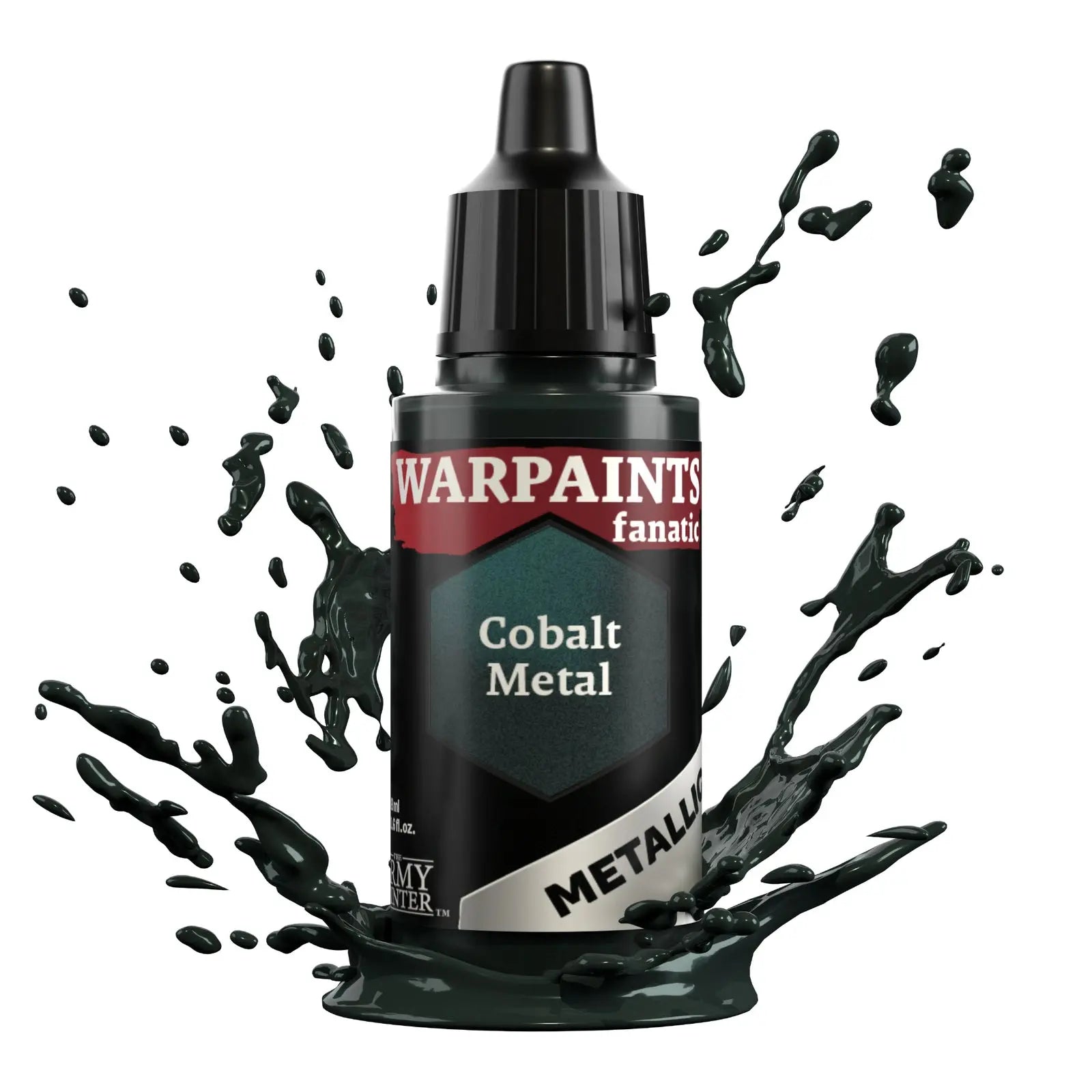 The Army Painter Warpaints Fanatic Metallic: Cobalt Metal - 18ml Acrylic Paint The Army Painter