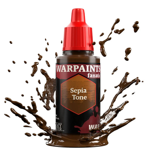 The Army Painter Warpaints Fanatic Wash: Sepia Tone - 18ml Acrylic Paint The Army Painter