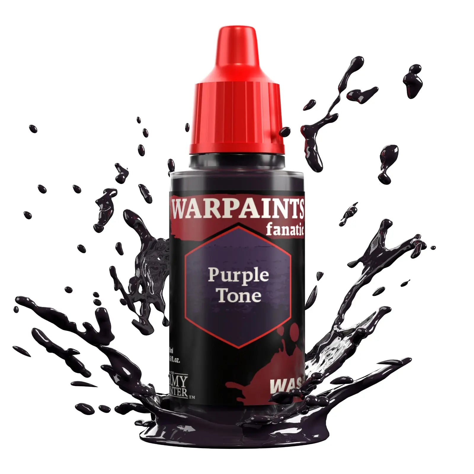The Army Painter Warpaints Fanatic Wash: Purple Tone - 18ml Acrylic Paint The Army Painter