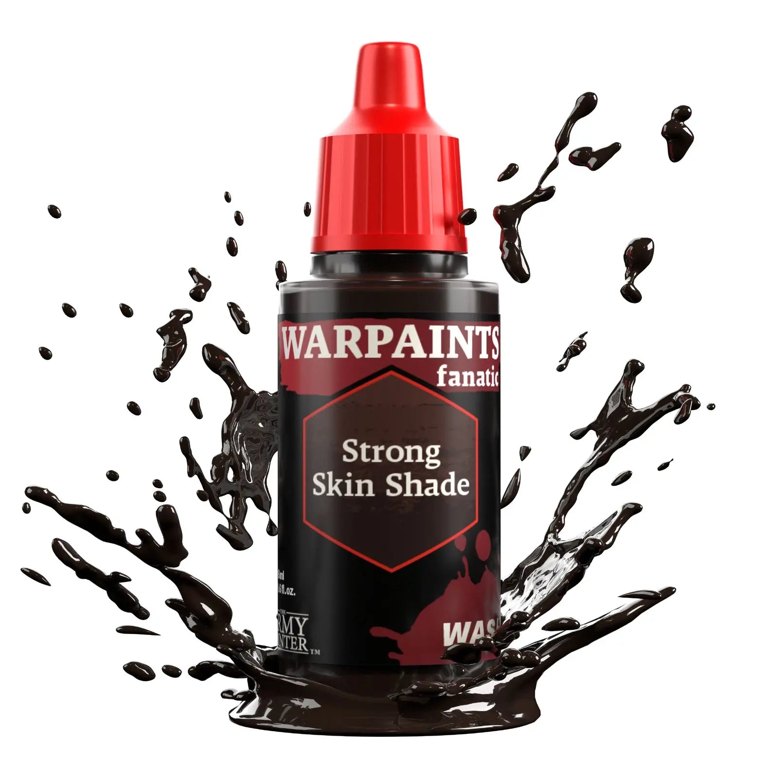The Army Painter Warpaints Fanatic Wash: Strong Skin Shade - 18ml Acrylic Paint The Army Painter