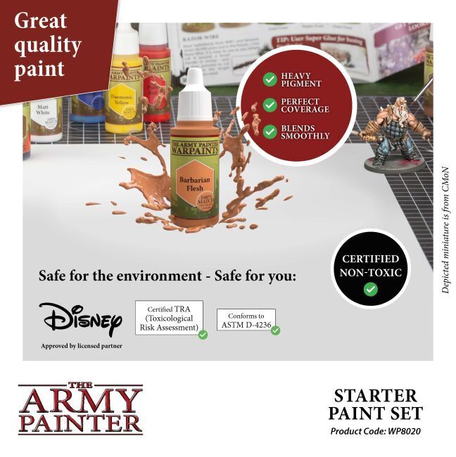 The Army Painter Warpaints: Starter Paint Set