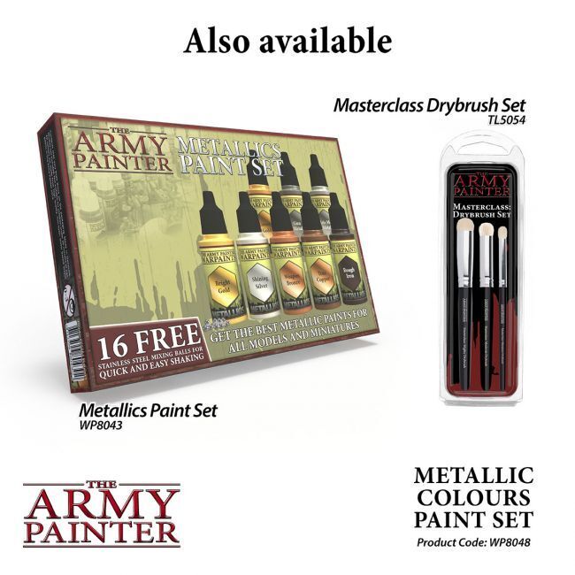 The Army Painter Warpaints: Metallic Colours Paint Set