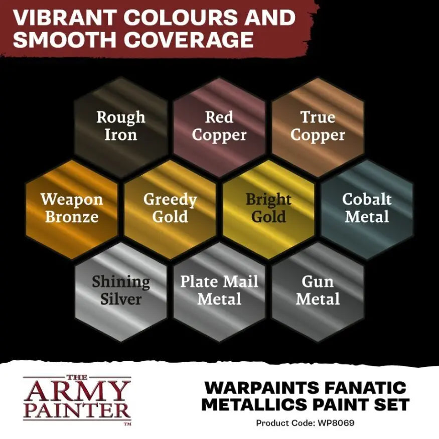 The Army Painter Warpaints Fanatic: Metallics Paint Set The Army Painter