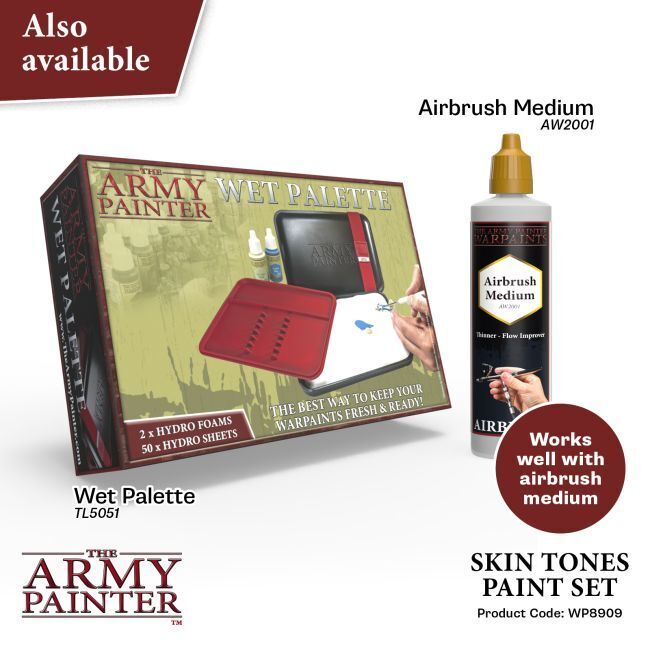 The Army Painter Warpaints: Skin Tones Paint Set