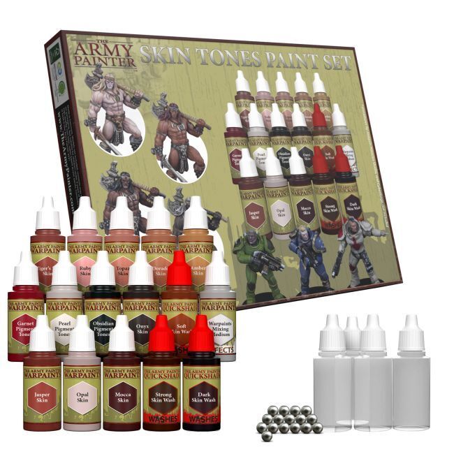 The Army Painter Warpaints: Skin Tones Paint Set