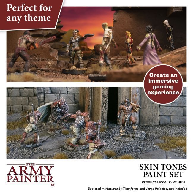 The Army Painter Warpaints: Skin Tones Paint Set