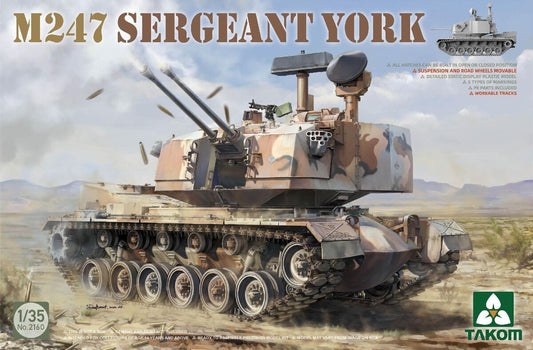 Takom 1/35 M247 Sergeant York Plastic Model Kit
