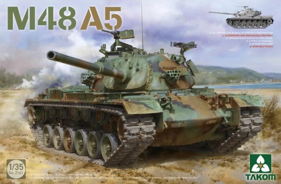 Takom 1/35 M48A5 Plastic Model Kit