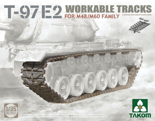 Takom 1/35 T-97E2 Workable Tracks For M48/M60 Family Plastic Model Kit