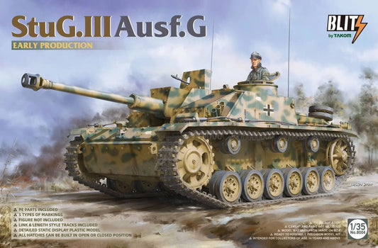 Takom 1/35 StuG.III Ausf.G early production Plastic Model Kit - Franklin Hobbies Ltd