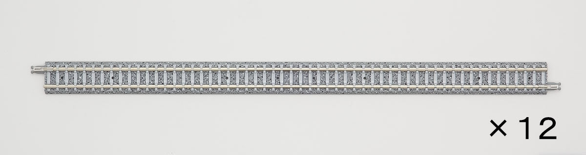 Tomix 1093 280mm Straight Track S280-PC (12 pieces) (N scale) Tomix