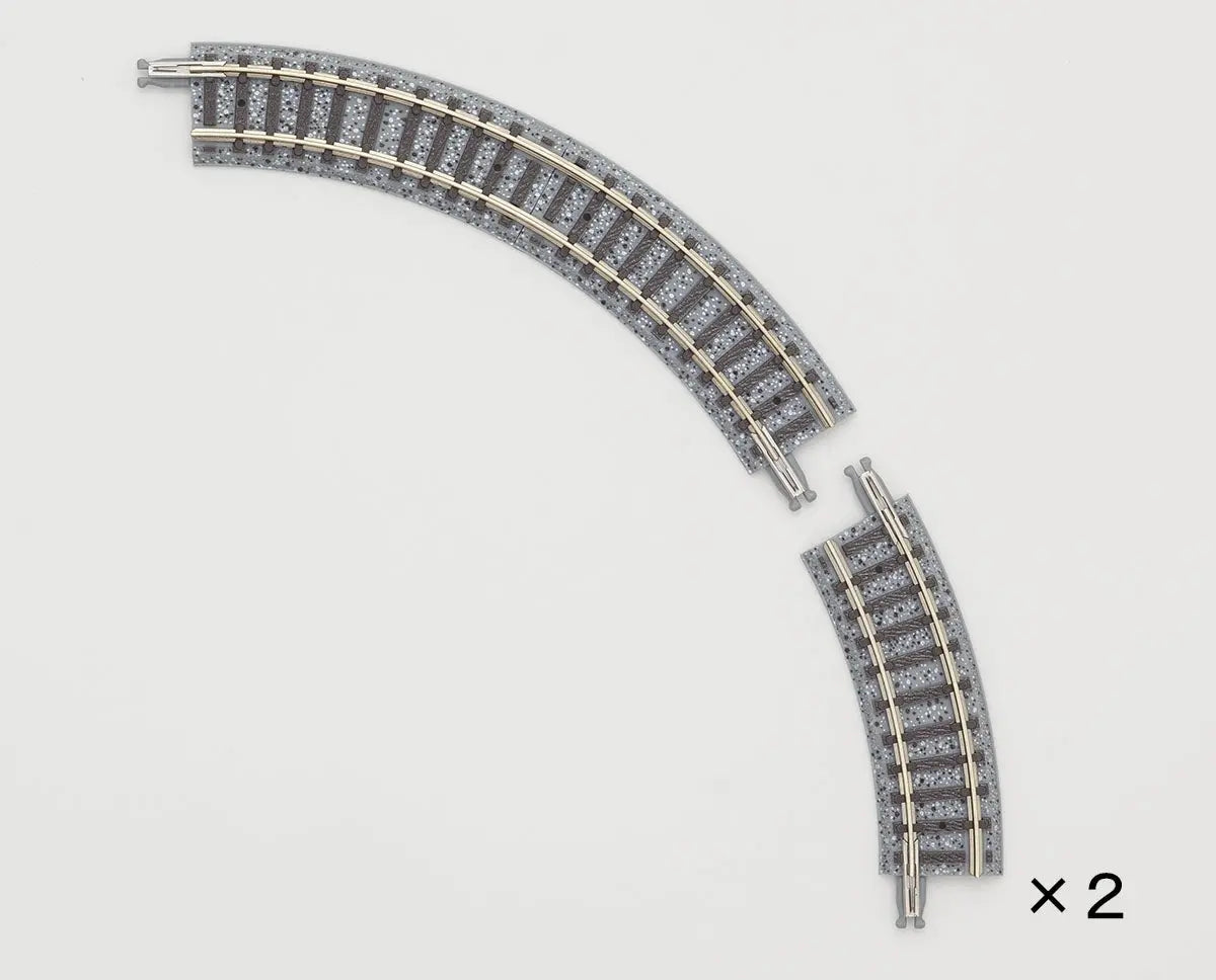 Tomix N Curve Track 4-1/16" Radius, 2 Each 30 & 60° Sections Tomix