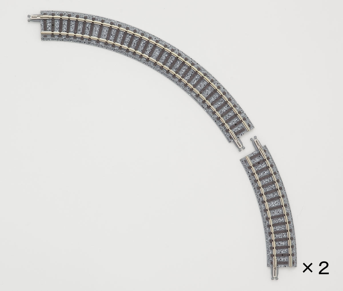 Tomix N Curve Track 5-1/2" Radius, 2 Each 30 & 60° Sections Tomix