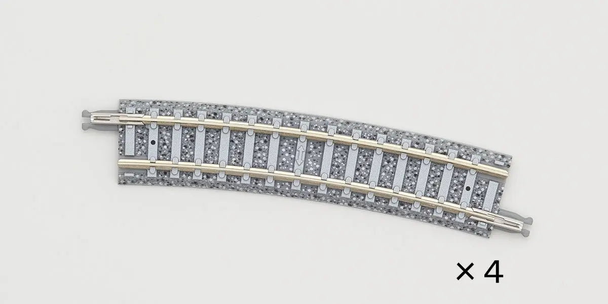 Tomix N Curve PC Track 12-1/2" 317mm Radius, 15° (4) Tomix