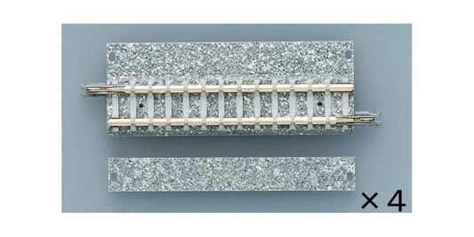 Tomix 1763 Wide PC 72.5mm Straight Track S72.5-WP(F) (4 pieces) (N scale) Tomix