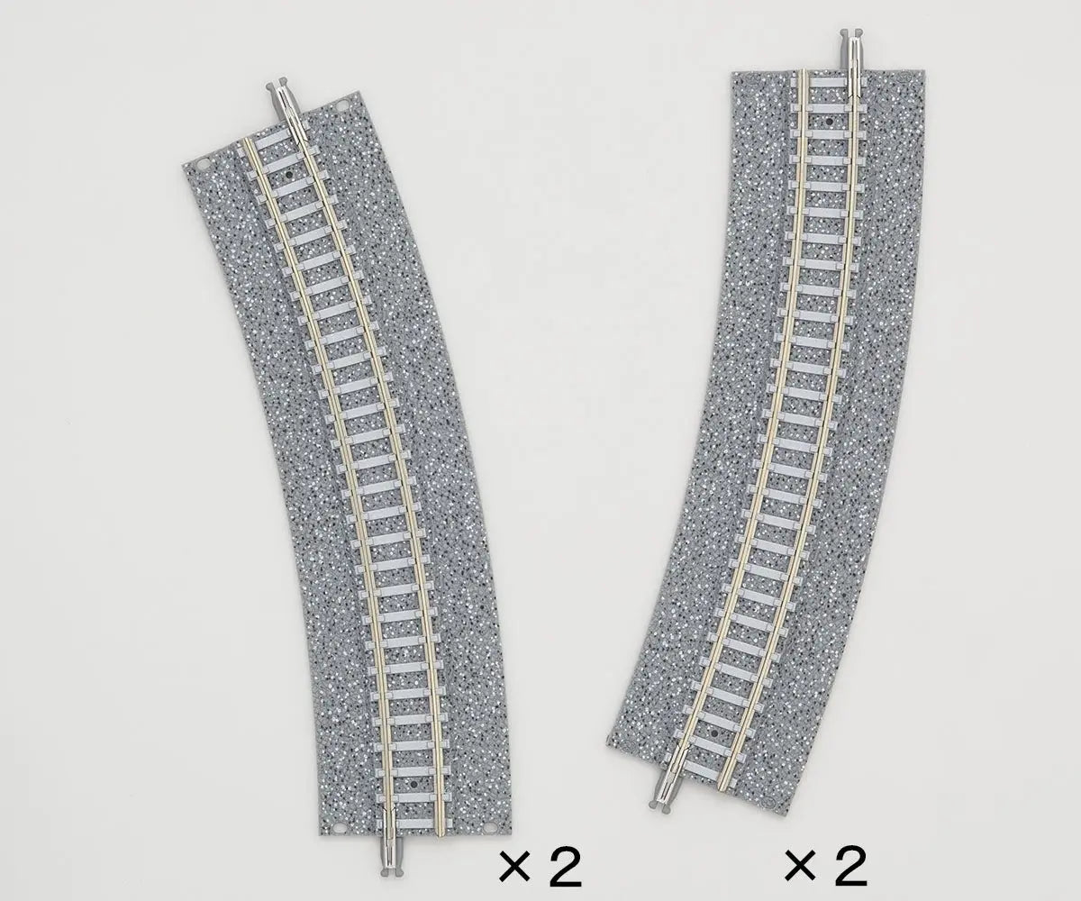 Tomix N Easement Wide PC Curve Track 13-15/16" Radius, 22.5° Tomix