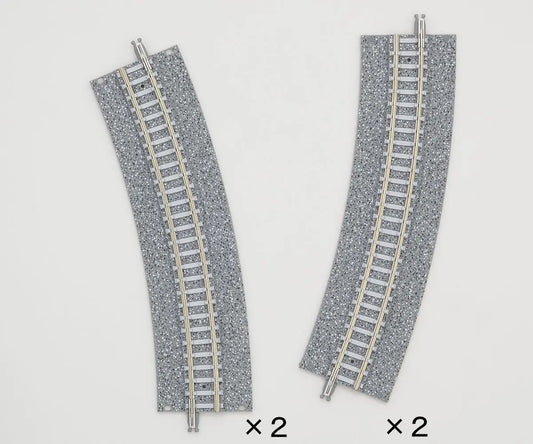 Tomix N Easement Wide PC Curve Track 13-15/16" Radius, 22.5° Tomix