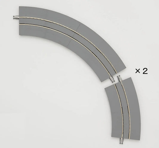Tomix N Tram Mini Curve Track 5-1/2" 140mm 2 each of 30 & 60° Tomix