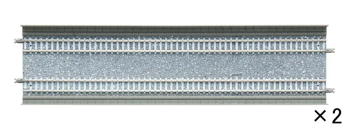 Tomix N Slab Straight Double Track 11" 280mm (2) Tomix