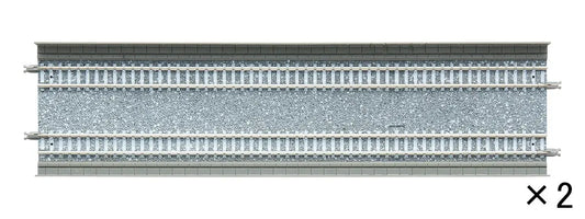 Tomix N Slab Straight Double Track 11" 280mm (2) Tomix